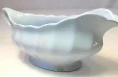 1940s Johnson Brothers Greydawn Gravy Boat - Blue Ironstone -, View more