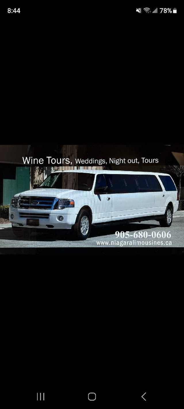 PROMS,WINETOURS,WEDDINGS,DINNERS,NIGHT OUT ! in Activities & Groups in St. Catharines