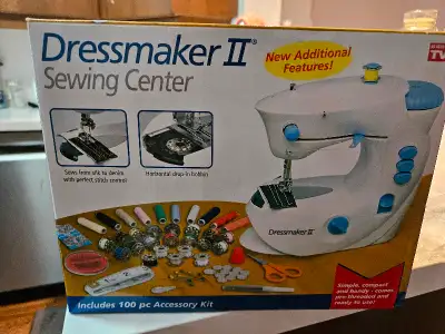 As seen on TV sewing machine. There are some missing parts. Never have to pay for alterations again!