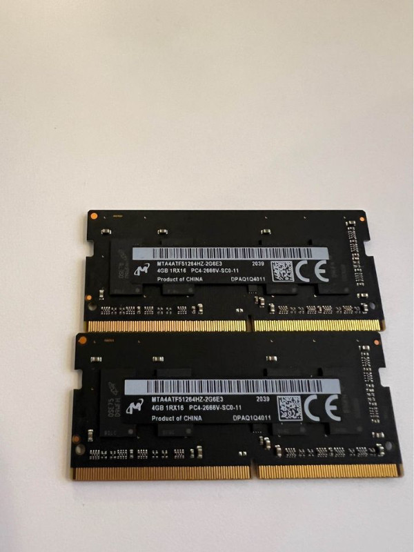 DDR4 8GB(4GBx2)pc4 2666 in Other in Calgary