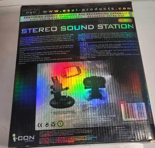 Icon PSP Stereo Sound Station  in Sony PSP & Vita in Barrie - Image 3