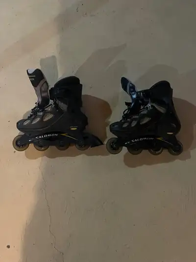 Solomon Men’s Size 12 Roller Blades with a New Brake Pad, View more