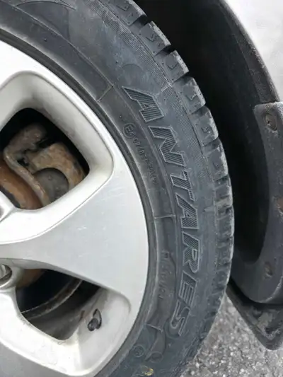 Ad and price are for both the tires and rims together. These are Antares Grip 60 winter tires mounte...