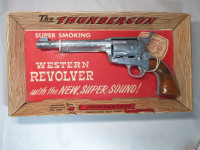 Marx Thundergun Western revolver toy cap gun for sale