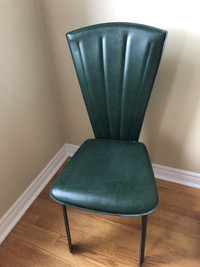 2 Real Leather chairs - total is $150