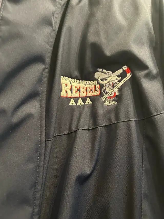 CCM Jacket men’s medium Mississauga rebels hockey winter jacket  in Kids & Youth in Oakville / Halton Region - Image 3