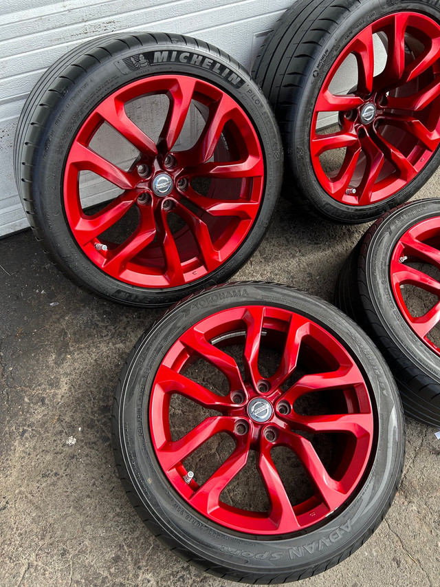 OEM nissan 370z wheels + tires!  in Tires & Rims in Pembroke - Image 2