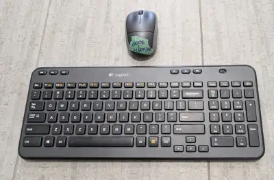 Logitech K360 USB Wireless Keyboard with Mouse, View more