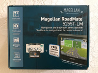 Magellan RoadMate 5255T-LM Free Map-Traffic GPS & Backup Camera