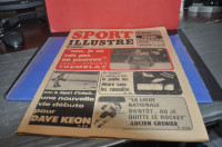 Sport illustre newspaper 1969 montreal canadiens dave keon franc