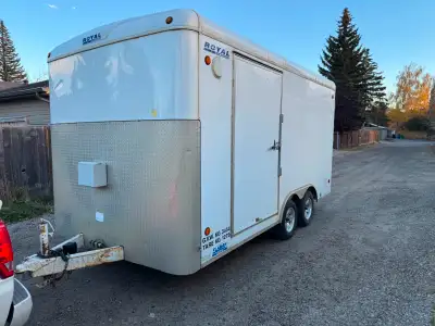 2009 Royal Cargo / Enclosed trailer, extra height with 87” rear door height, 50” wide side door, all...