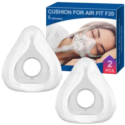 brand new replacement full-face mask cushion compatible with the AirFit F20 frame.
