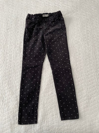 H&M Corduroy Pants w/ Adjustable Waist (7/8T) - 22 inches inseam