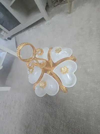 Luxury Gold & Crystal Serving Set / Home Decor Pieces (5 Items), View more