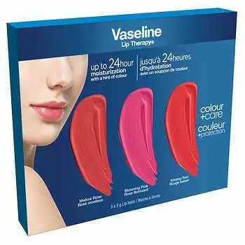 15.00 Vaseline lip balm set of 3, View more