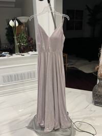 Ladies Gown, sparkly Pink, Med