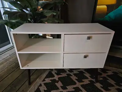 White Media Console with Drawers, View more