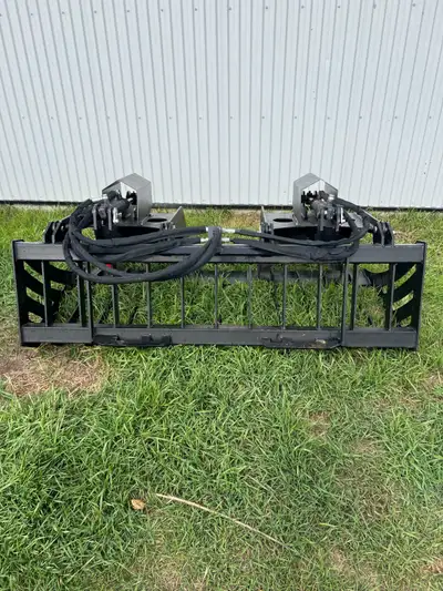 72" skid steer rock grapple works great but looking for something bigger for what we need it If ad i...
