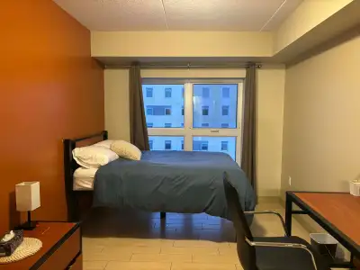 Hello, I am looking for a male tenant student to sublet : One Larger (the only larger room in the ap...