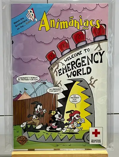 Animaniacs Emergency World American Red Cross #1 1995 rare comic, View more