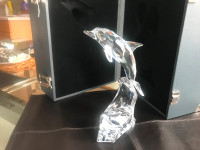 Swarovski Crystal Dolphin Figurine
