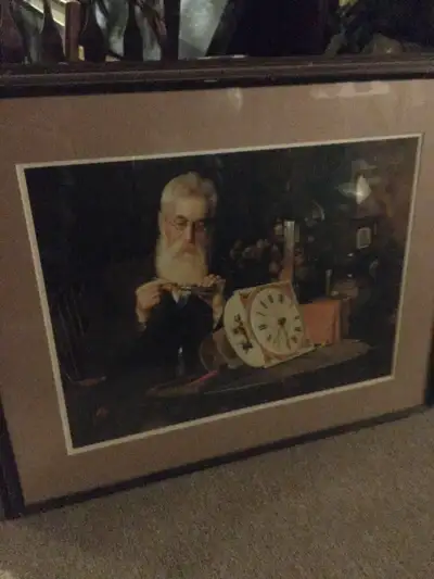 The antique clock maker, View more