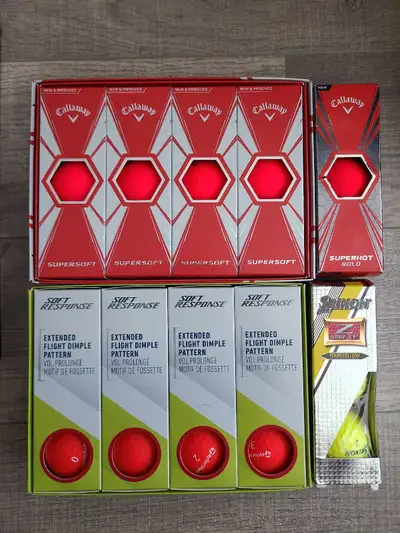 2.5 Dozen Brand New Coloured Golf Balls, View more