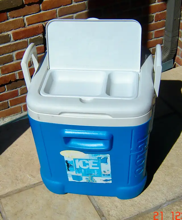 Large Vintage Igloo Ice Cube Food/Drink/Cooler 48 Quart Capacity63013092083713121