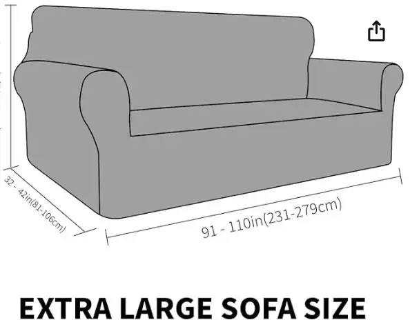 MAXIJIN Extra Large Sofa Cover in Couches & Futons in Dartmouth - Image 6