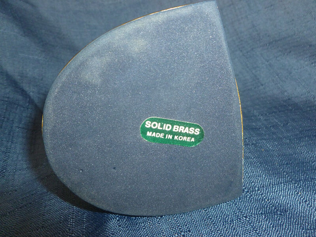 1 Solid brass Mallard duck head book end / book holder in Home Décor & Accents in Brantford - Image 3