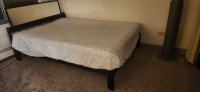 Single owner barely used Bed (twin)with frame and mattress cover