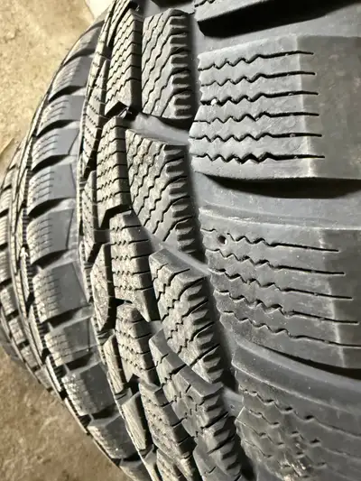 3 months of use. On black steel rims with sensors. Were in a 2017 Mazda cx5. $700 OBO