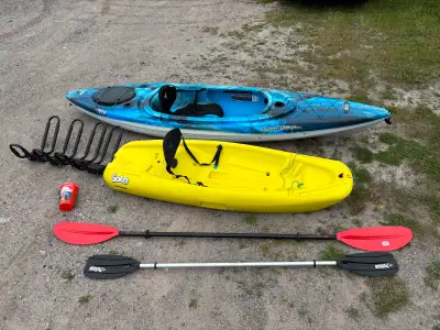 I have 2 kayaks for sale. Great shape, ready to use. These items have had very little use since purc...
