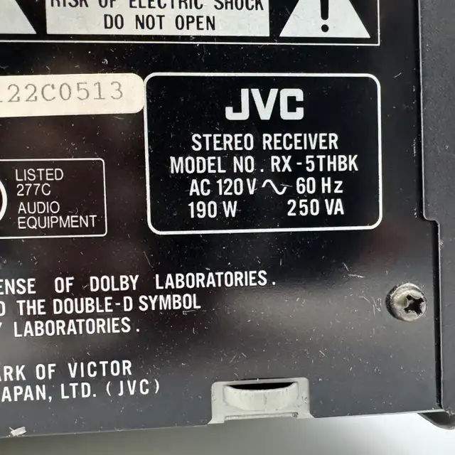JVC RX-5THBK Stereo Receiver Vintage Dolby Pro Logic AV w/ remot in Stereo Systems & Home Theatre in City of Toronto - Image 11