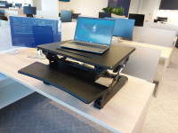 Bureau assis-debout Sit Standing Desk Converter Height Adjustabl