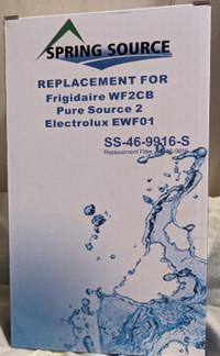 Water Filter Spring Source SS-46-9916-S Frigidaire WF2CBPure Sou