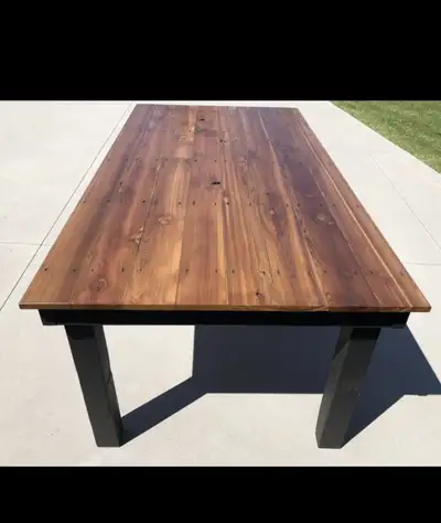 Patio Table. Seats 8. Custom made. , View more
