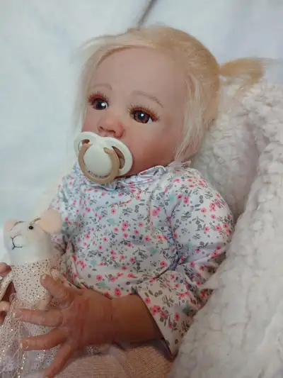 Authentic Reborn Baby Girl Doll Ella Karola Wegerich, View more