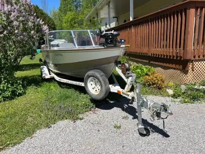 Correction on Ad: I think the boat is 2004 and the Honda motor is 2006. 2006 Lund adventure 1650 wit...