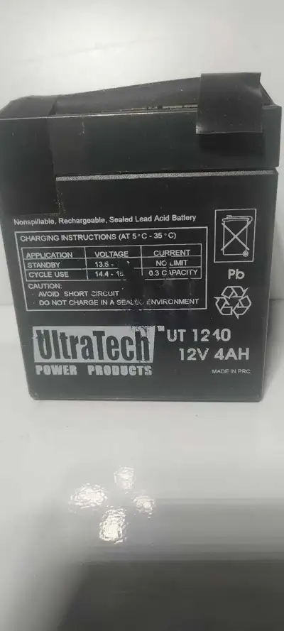 12 V 4 AH Rechargeable Battery, View more