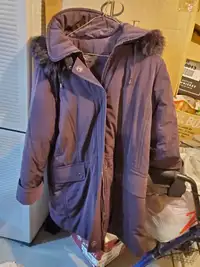 Womens dark purple winter jacket