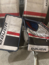 Bauer Vapor Senior M - Custom Pro Pads and matching gloves