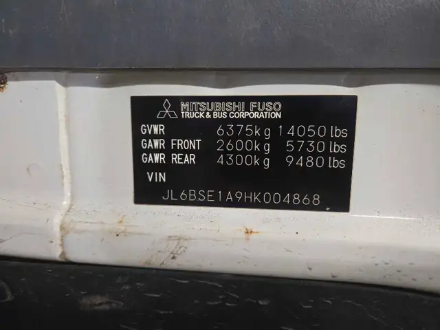 2017 Mitsubishi fuso63849105730563124