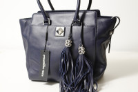 Karl Lagerfeld Navy Purse - Womens Blue Bags (NEW)