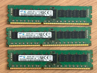 3x8GB PC3-12800R ECC Registered RAM for servers