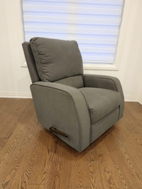 Grey Lazboy Rocker Recliner Chair 