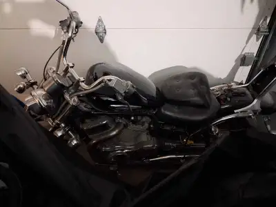 Have title, bypass the kickstand sensor, slap a new battery in amd she goes. Needs a fas tank or ref...