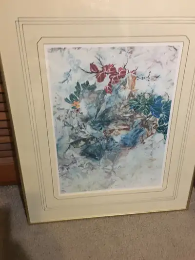 Plants in snowstorm. , View more