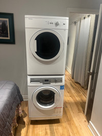 Like new Bloomberg  “24” washer and  dryer 
