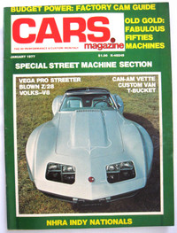 1977 "CARS MAGAZINES" ..YOUR CHOICE of ONE...